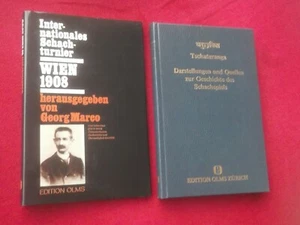 Georg Marco: Schachturnier Wien 1908, Olms, Tschaturanga, Tartakower, Mieses - Bild 1 von 7