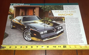 1978 MECHAM PONTIAC TRANS AM MACHO T/A ORIGINAL 2018 ARTICLE - Picture 1 of 3