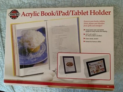 Norpro acrylic book/ipad/tablet holder transparent  - Image 1 of 3
