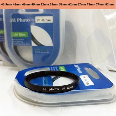 40.5mm~82mm Slim UV Filter protector For Olympus Nikon Canon Sony Camera Lens - Image 1 of 4
