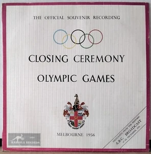RADIOLA RECORDS LA-5011 CLOSING CEREMONY OLYMPIC GAMES MELBOURNE 1956 AUS 10"LP - Picture 1 of 4
