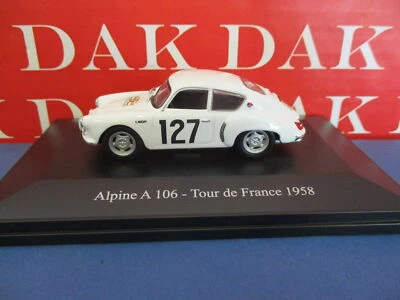 Die cast 1/43 Modellino Auto Renault Alpine A106 Rally Tour de France 1958 Michy - Immagine 1 di 4
