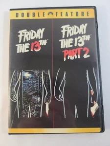 Friday the 13th Friday The 13th Part 2 DVD Double Feature Free Shipping - Picture 1 of 3