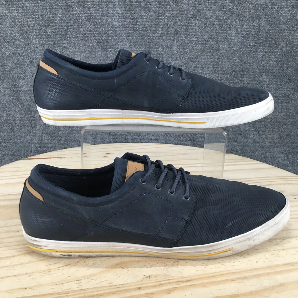 Tênis Aldo Masculino 13 Casual Azul Amêndoa Biqueira com Cadarço Baixo Top Conforto - Imagem 1 de 4