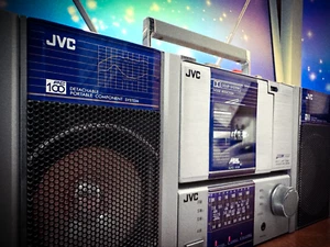 Combo Walkman JVC PC-M100JW 🌈RaRe🌈 Cassette Boombox Desmontable De Colección - Imagen 1 de 9