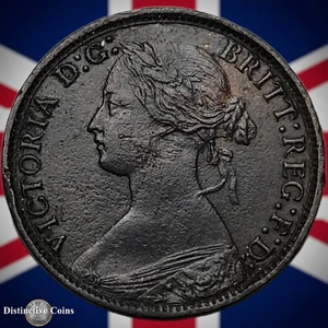 Great Britain 1867 Farthing 1/4d GB3607 - Picture 1 of 2