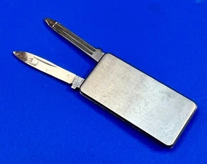 Folding Pocket Knife Silver Color Vintage Money Clip - Picture 1 of 17