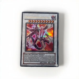 Majestätischer Roter Drache CT07-DE001 Secret-Rare YU-GI-OH Karte Played - Bild 1 von 3