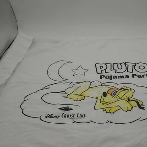 Disney Cruise Line, Pluto's Pajama Party Pillowcase, colored in (see photos) - Picture 1 of 8