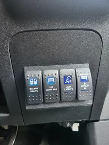 GWM CANNON X / VANTA / XSR ROCKER SWITCH PANEL - 4 SWITCH ANGLED FOR DRIVER - Picture 1 of 1