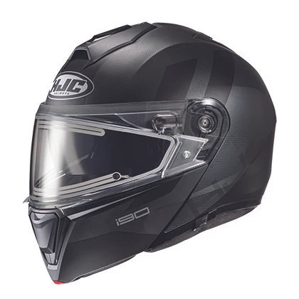 Casco de nieve modular eléctrico HJC i90 Syrex negro/gris XL Foto 1 de 1