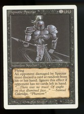 Hypnotic Specter - Revised - MP -  Uncommon - Magic The Gathering MTG