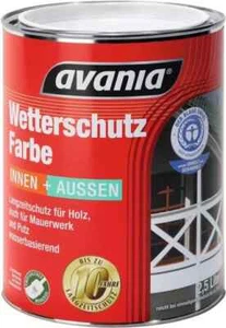 €8,53L   3,75 L   Avania Wetterschutzfarbe Acryl moosgrün außen Langzeitschutz - Bild 1 von 1
