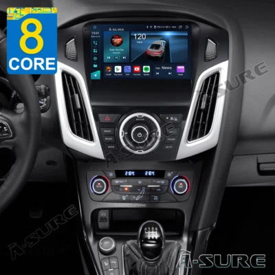 8-Core 4+64GB Android 14 Navi AutoRadio GPS CarPlay für Ford Focus 3 MK3 2011-18 - Bild 1 von 4