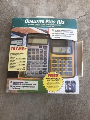 RARE 2 In 1 Calculated Industries  Qualifier Plus IIIx & DecoratorCalc 8515 - Image 1 of 3