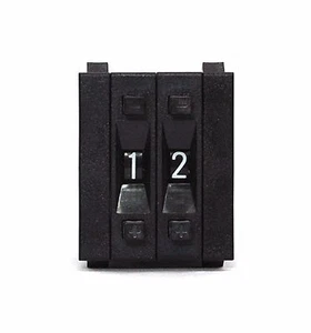 1set Pushwheel BCD Switch 2-Digit + Cap PF31 0~9 Scale Setting H=33mm Hampolt - Picture 1 of 12