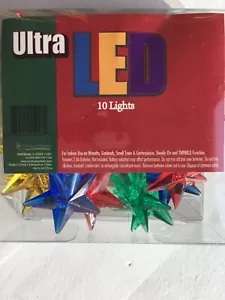 ProductWorks UltraLED batteriebetriebene 10 Sterne Twinkle Lichterkette, 3,5 Fuß - Bild 1 von 3