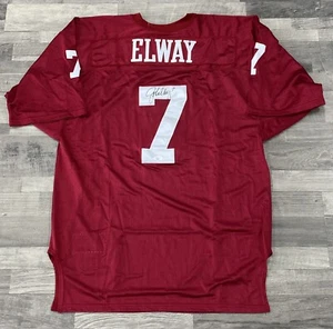 John Elway Signed Autographed Russell Authentic Stanford Cardinals Jersey JSA - Picture 1 of 4