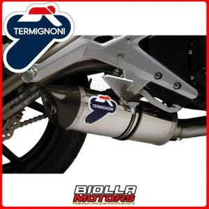SCARICO COMPLETO TERMIGNONI RELEVANCE KAWASAKI ER 6n 2013- K072080IO STAINLESS S - Imagen 1 de 5