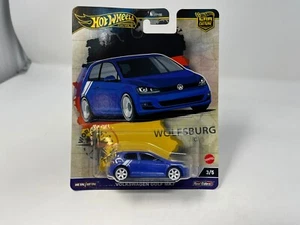 Volkswagen Golf MK7 * AZUL * 2024 Hot Wheels WORLD TOUR Car Culture Case R203 - Imagen 1 de 2