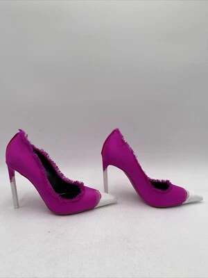 Tom Ford Women’s 105mm painted satin sandals Pink Size 37 - Image 1 of 4