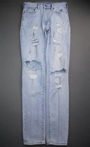 Pantalones de mezclilla para mujer H&M ajustados desgastados elásticos talla 28 (medida 27x30) - Imagen 1 de 11