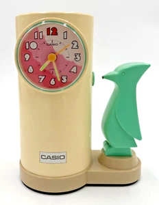 Vintage Casio Animated Woodpecker Alarm Clock - Works - Picture 1 of 11