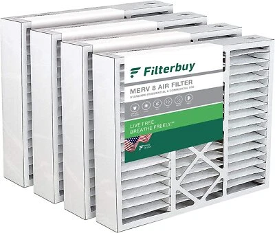 Filtros de aire Filterbuy 20x25x5, repuesto de horno de CA para Honeywell (MERV 8) Foto 1 de 4