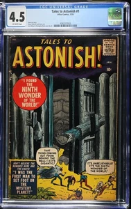 Tales to Astonish #1 CGC 4,5 páginas en blanco roto - Imagen 1 de 2