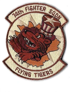 Patch USAF 74TH FIGHTER SQ DESERT FS2-26 - Bild 1 von 1