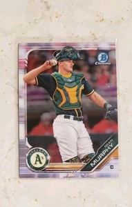 2019 Bowman Chrome Sean Murphy Oakland Athletics Prospects RC #144 - Picture 1 of 2