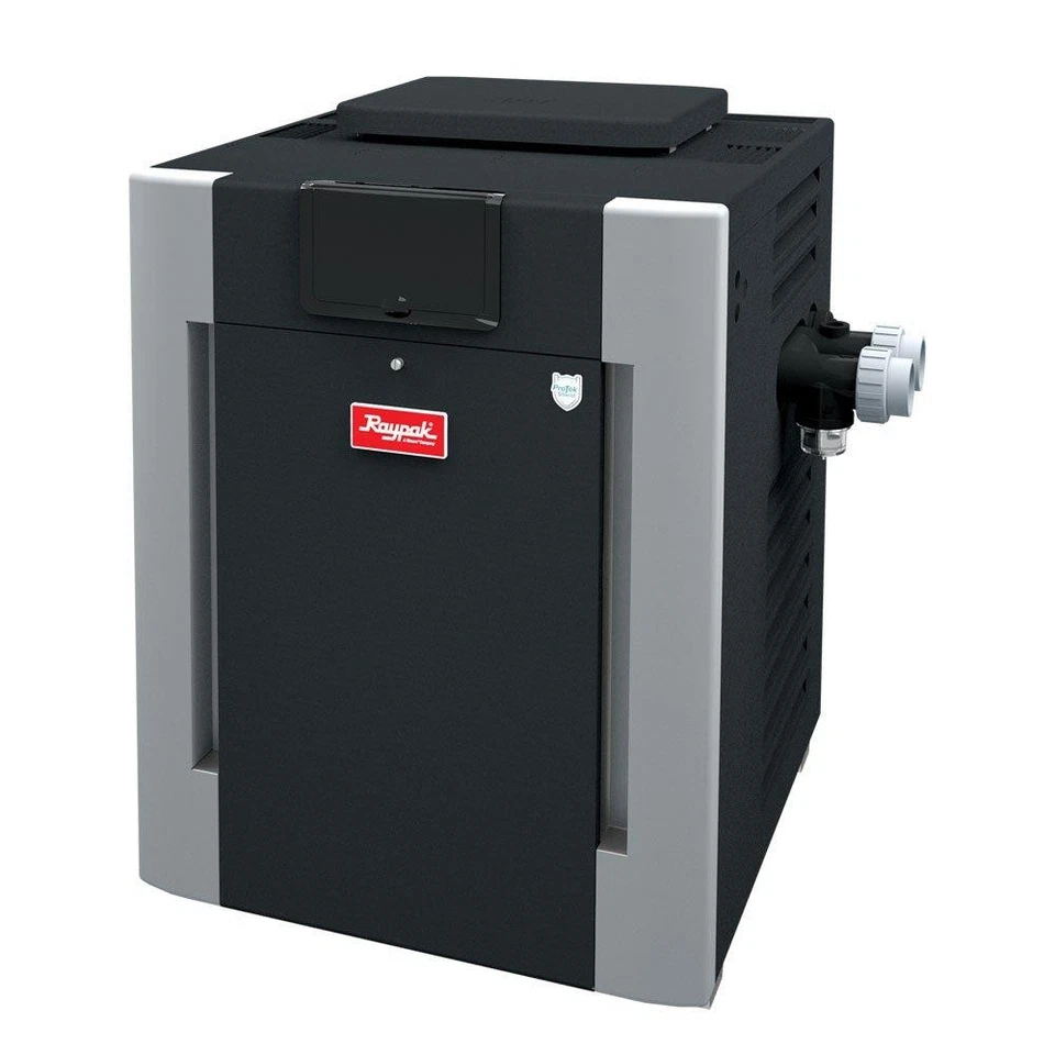 Raypak 014939 266000 BTU Digital Natural Gas Pool Heater With Cupro Nickel