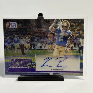 2022 Leaf Pro Set Metal Football Kyle Philips Action Ink Black Prizm /15 #AI-KP1 - Picture 1 of 10