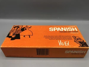 Vintage Vis-Ed Klassische Spanisch Wortschatzkarten 2000 Wörter - Bild 1 von 5