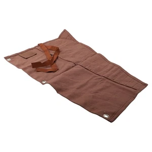 16 Pocket Tool Roll Bag Made of Heavy Duty Waxed Canvas for Convenient Access - Picture 1 of 12