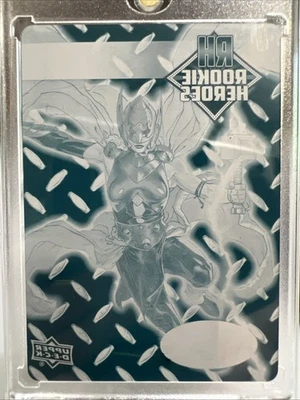 2015 Marvel Vibranium #RH-4 Thor - Cyan printing plate - Image 1 of 2