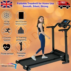 Treadmill Electric Jogging Running Machine Motorised Folding Machine Home Gym - Picture 1 of 22