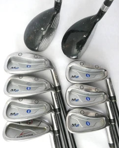 Ben Sayers M2i Starter Iron Set 5-SW + 2 x Hybirds - New Grips ~USED~ - Picture 1 of 17
