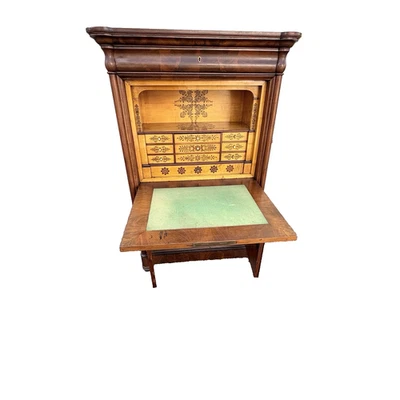 66985 SUPER RARE Drop Front Antique Desk - Image 1 of 4