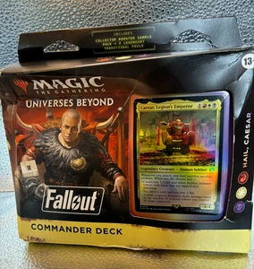 Magic the Gathering Fallout Commander Deck Caesar Legion’s Emperor - Picture 1 of 3