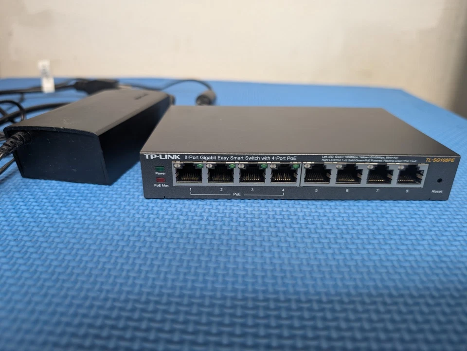 Tp-link Tl-sg108pe  | 8 Port Gigabit Poe Switch | Easy Smart Managed | 4 Poe - Image 1 of 1