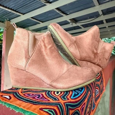 Forever Camel Botines Cuña Talla 8.5 Mujer Foto 1 de 4