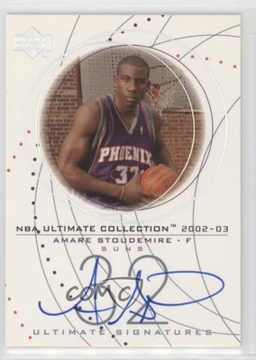 2002 Ultimate Collection Signatures Amare Stoudemire Amar'e #AS-S Rookie Auto RC - Image 1 of 2