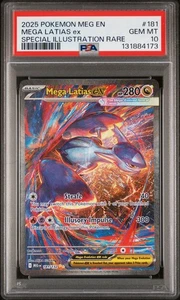 2025 Pokemon Mega Evolutions Mega Latias ex 181 PSA 10 - SIR - Picture 1 of 3