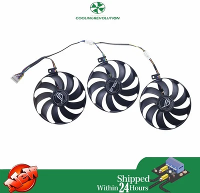 ASUS ROG STRIX RTX 2070 2080 SUPER / Ti Fan Replacement 7Pin FDC10H12S9-C - Image 1 of 2