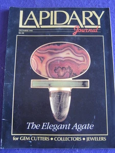 LAPIDARY JOURNAL - ELEGANT AGATE - Dec 1990 v 44 # 9 - Picture 1 of 1
