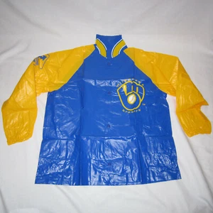 Neu Vintage 1980er Milwaukee Brewers Kindergröße Regenmantel Armstrong Radialreifen - Bild 1 von 6