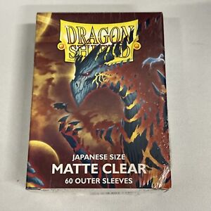 Japanese Size Matte Clear 60 ct Dragon Shield Card Sleeves YuGiOh