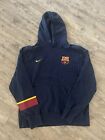 Nike FCB Barcelona Club Soccer Zip Sweatshirt Hoodie Mens Size L Large