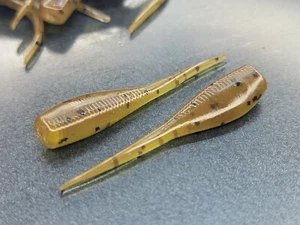 (24) 2" PLATTENJÄGER ""Grn Kürbis"" GRUBS KÖDER JIGS CRAPPIE PANFISH BABY SHAD - Bild 1 von 3